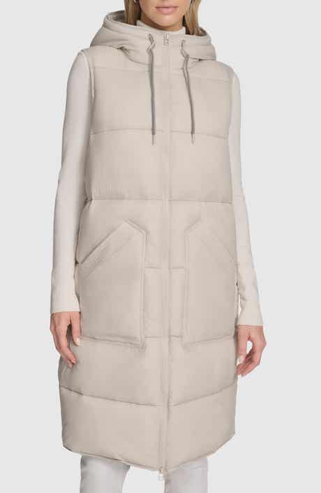 Andrew Marc Kerr Hooded Longline Puffer Vest