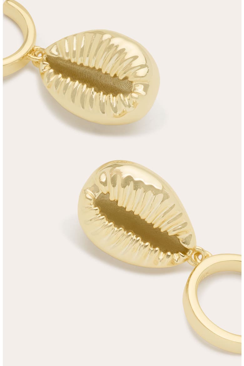Casie Shell Drop Earrings, Alternate, color, GOLD