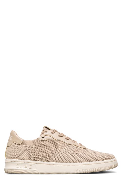 Clae Malone Knit Low Top Sneaker In Safari