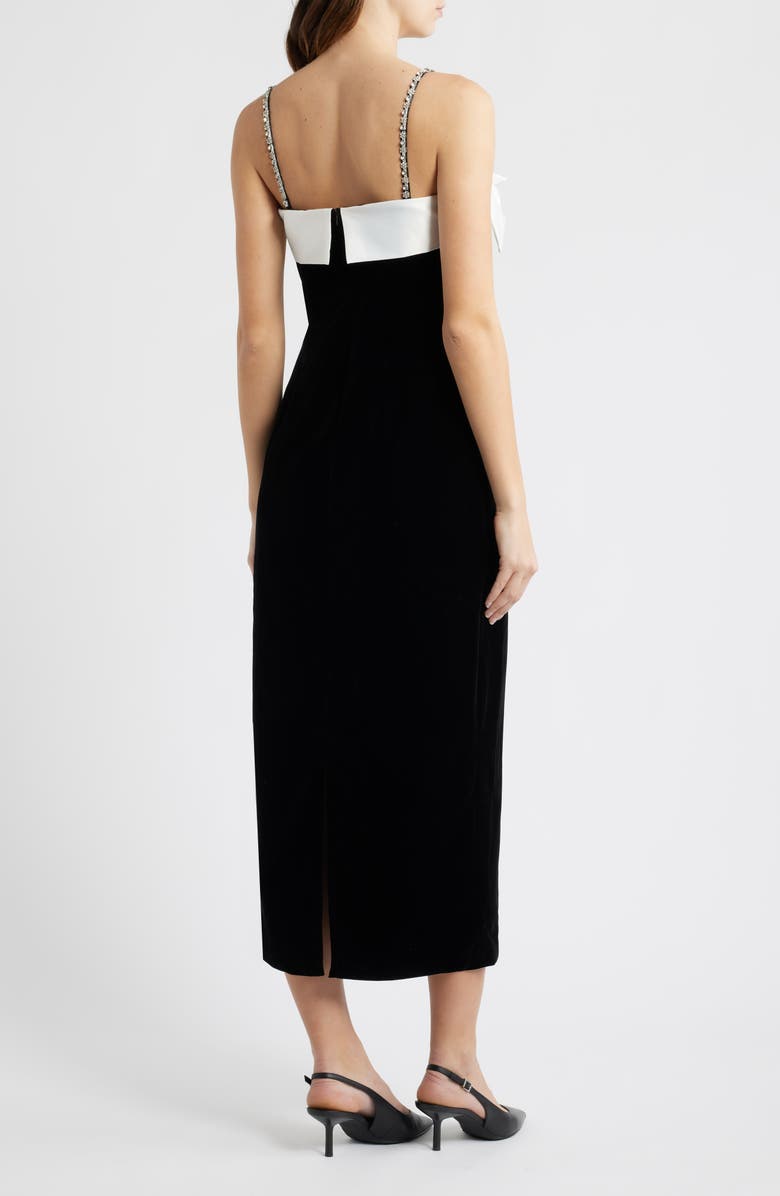 Sister Jane Kelly Velvet Maxi Dress, Alternate, color, Black