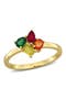  Multi-Stone/Yellow-Plated