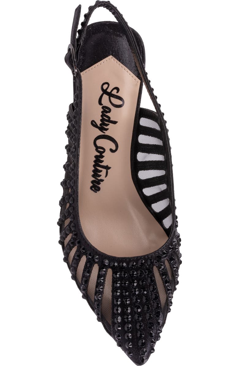 LADY COUTURE Rosita Slingback Pump, Alternate, color, Black