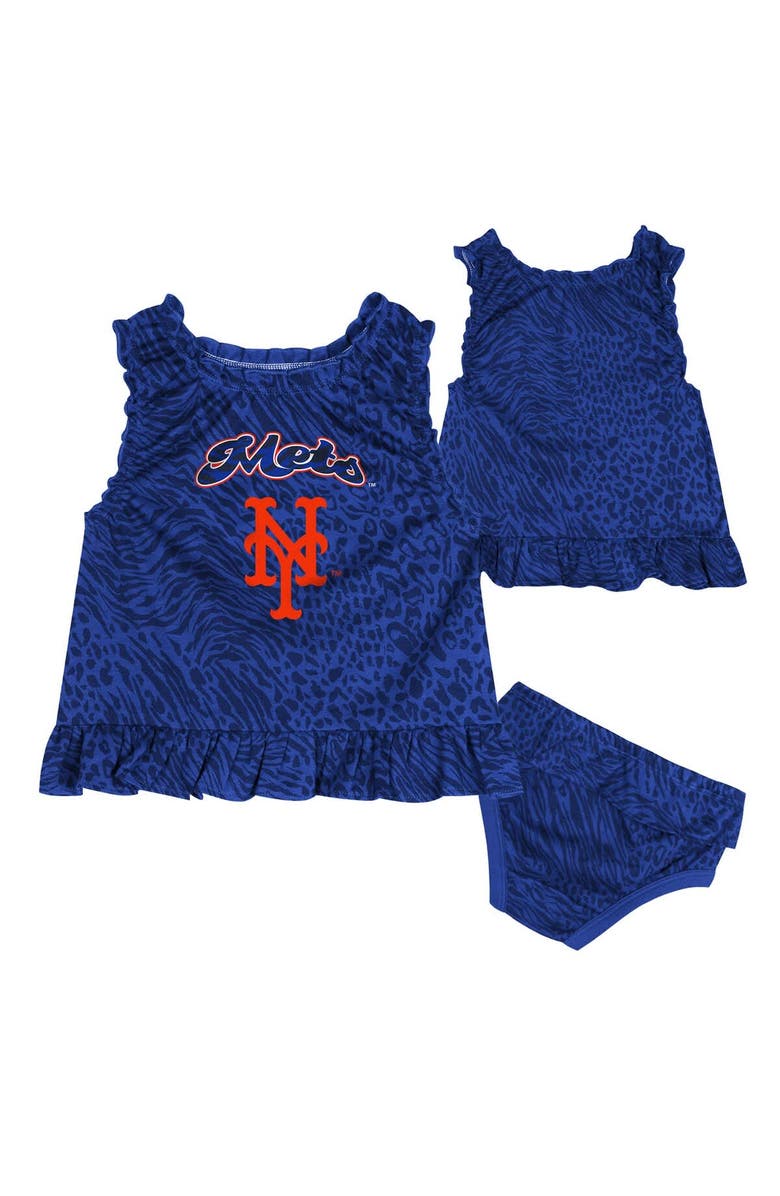 Outerstuff Infant  Blue New York Mets Playground Dress & Bloomers Set, Main, color, Blue