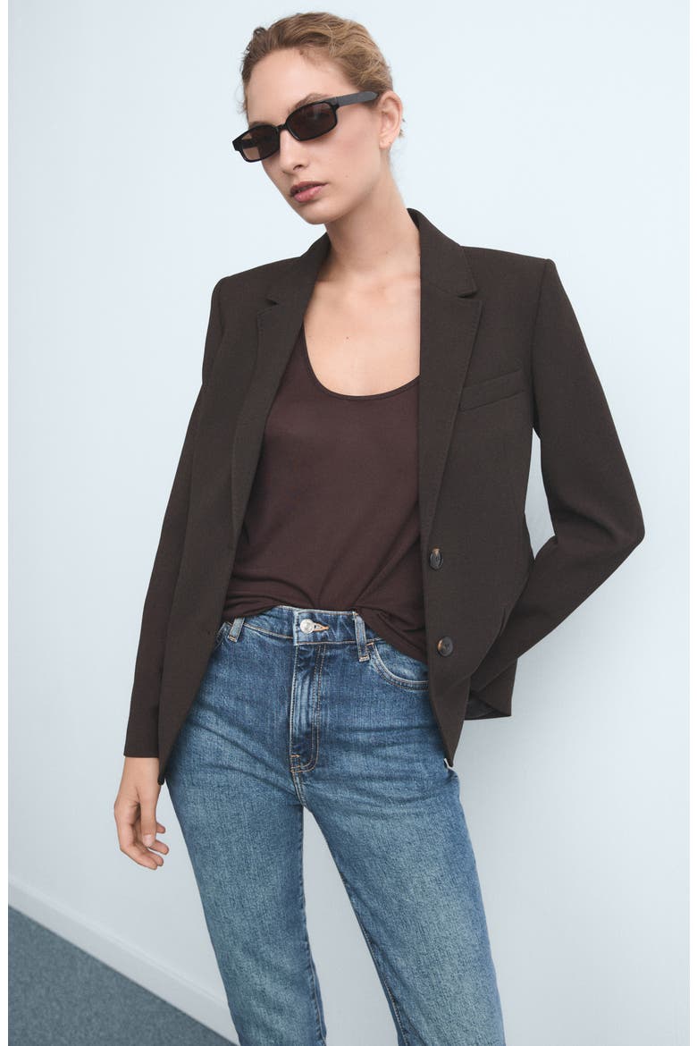 Claudia Crop Slim Fit Jeans, Alternate, color, DARK BLUE