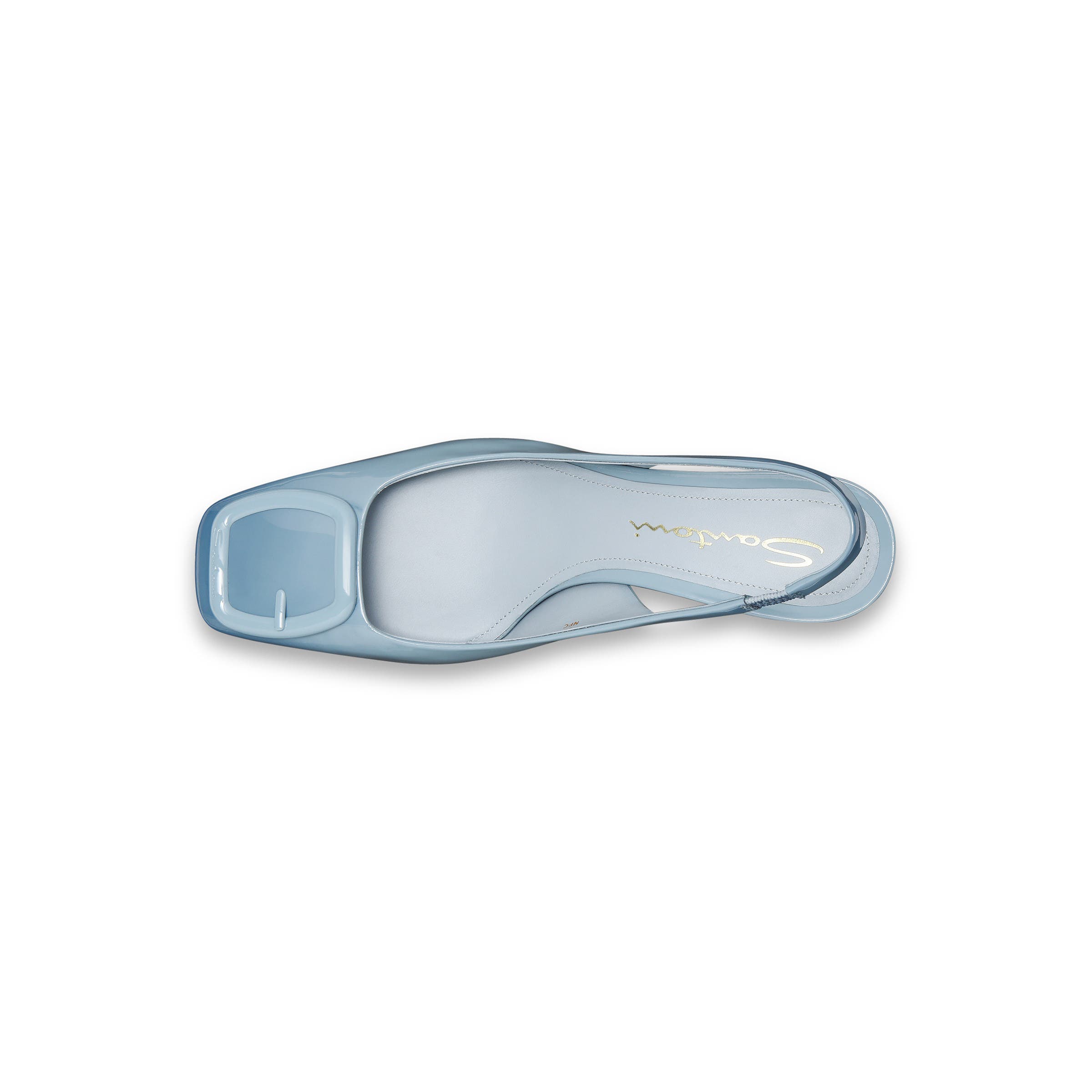 Women's mid-heel slingback, Alternate, color, Blue