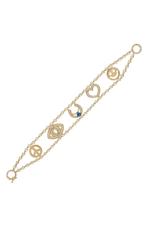 All You Need 14k Gold Diamond Bracelet