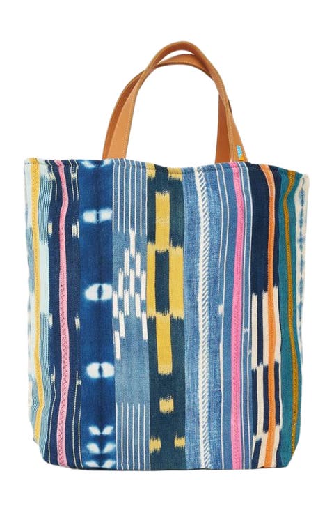 African Baule Cloth Tote Bag
