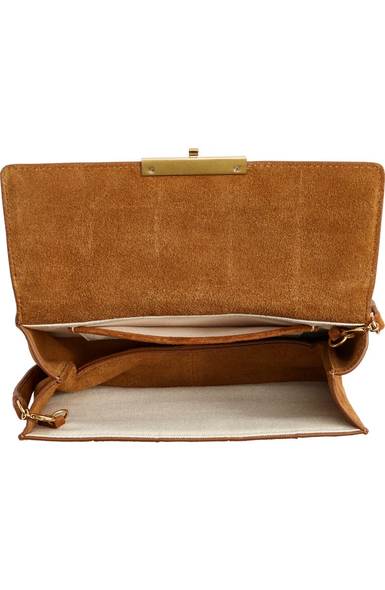 Loeffler Randall Delphine Clutch, Alternate, color, Cacao