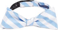 CLIFTON WILSON Stripe Silk Bow Tie
