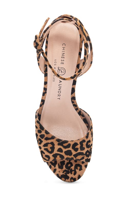 Chinese Laundry Theresa Platform Sandal In Camel