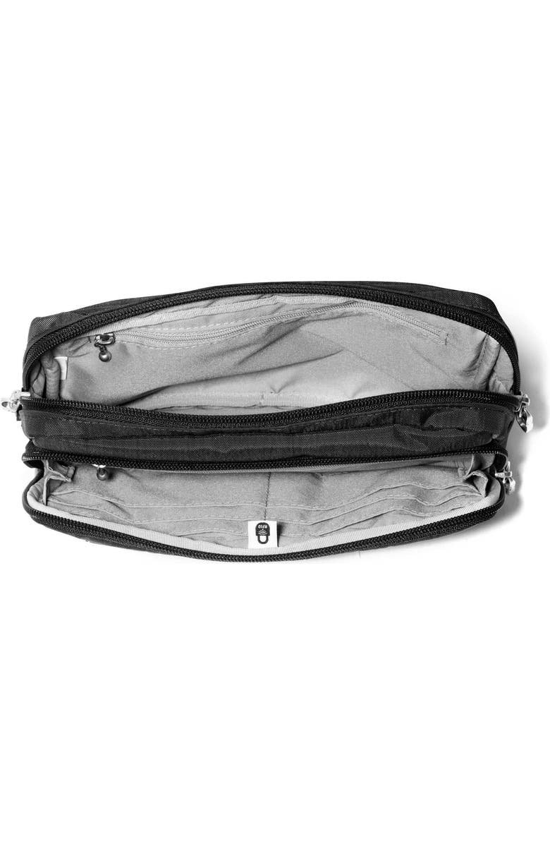 BAGGALLINI Securtex Anti-Theft Belt Bag Sling, Alternate, color, Black