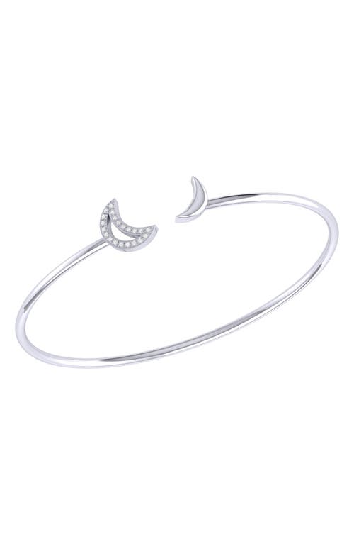 Luvmyjewelry Date Night Diamond Cuff Bracelet In White