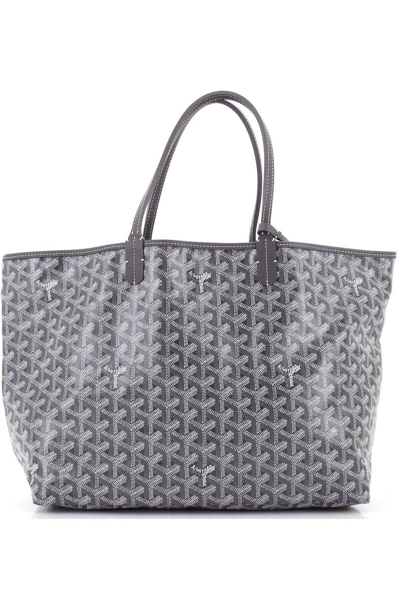 Pre-Owned Goyard Saint Louis Tote Coated Canvas PM, Alternate, color, Gray