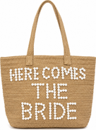 Untamed Petals Here Comes the Bride Pearl Tote