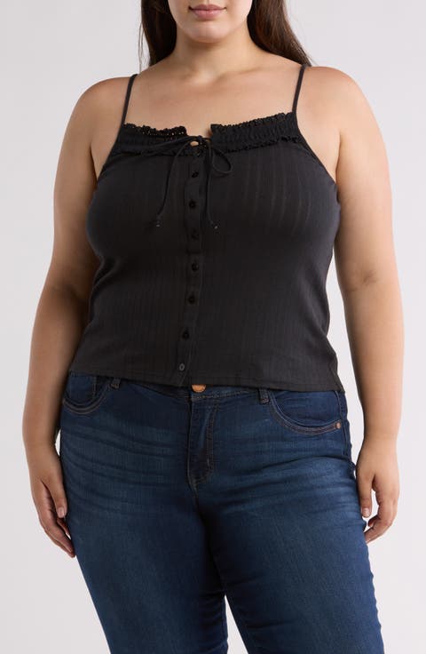 Clover Cotton Camisole (Plus)