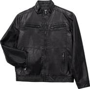 XRAY Faux Leather Casual Motorcycle Jacket
