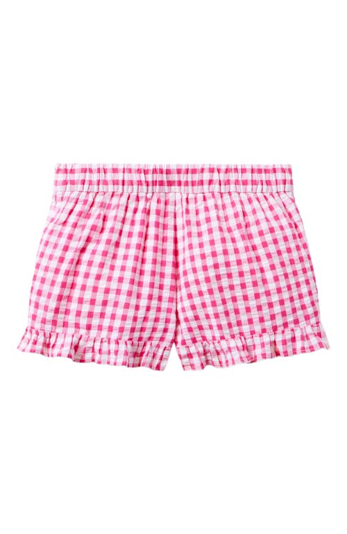 Janie And Jack Girls Gingham Short In Green