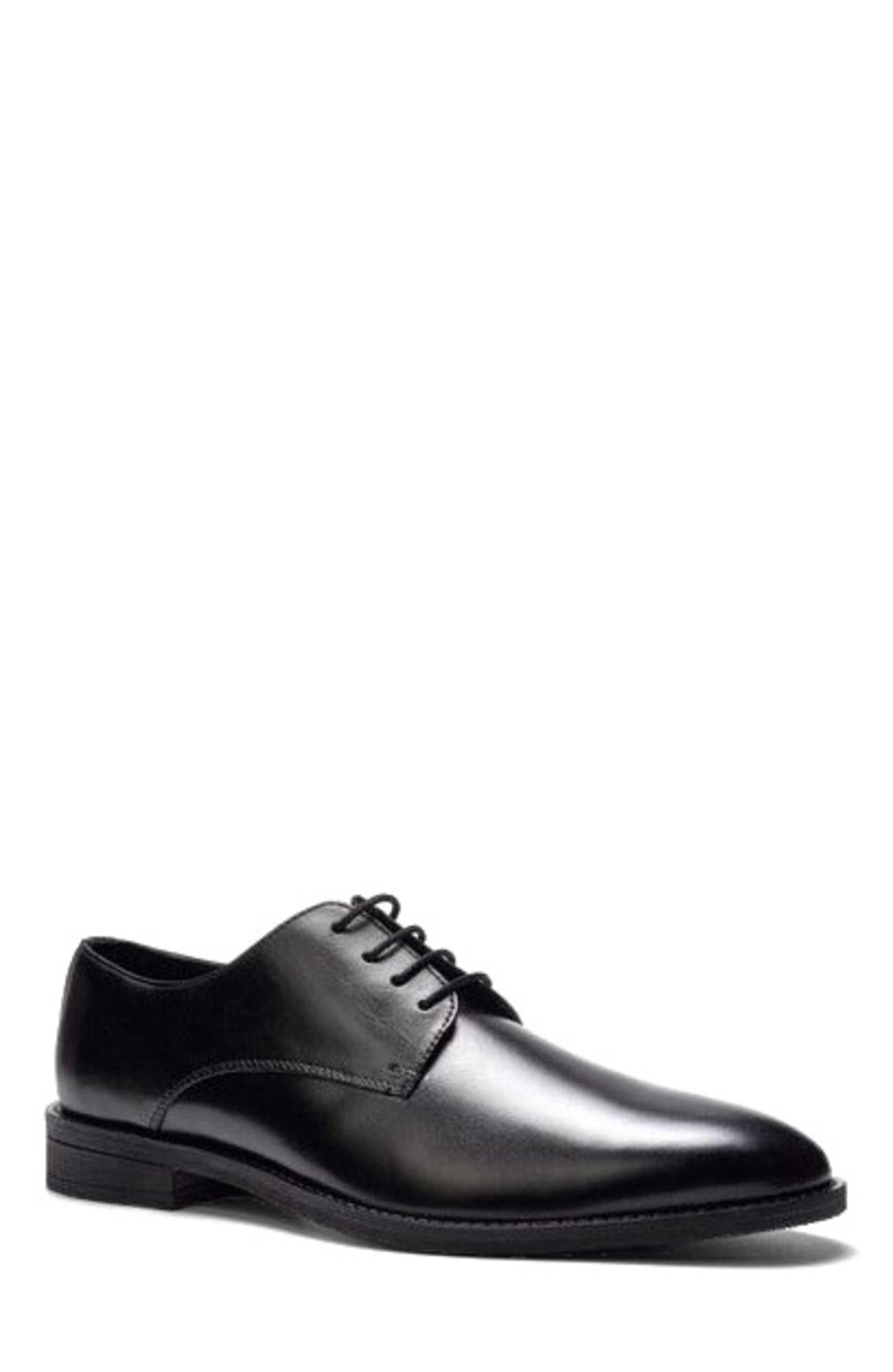 A. Veer Rowan Derby, Alternate, color, Black Leather