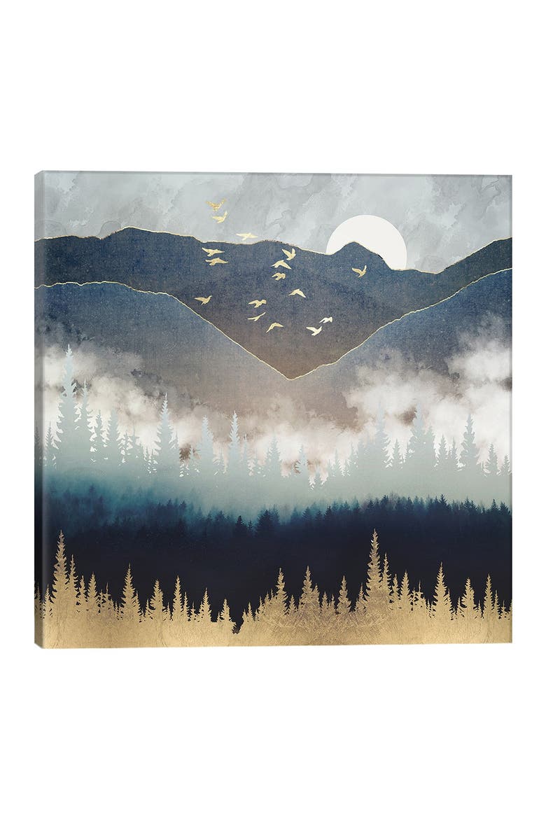 Blue Mountain Mist by SpaceFrog Designs Canvas Wall Art - 18" x 18", Main, color, MULTI