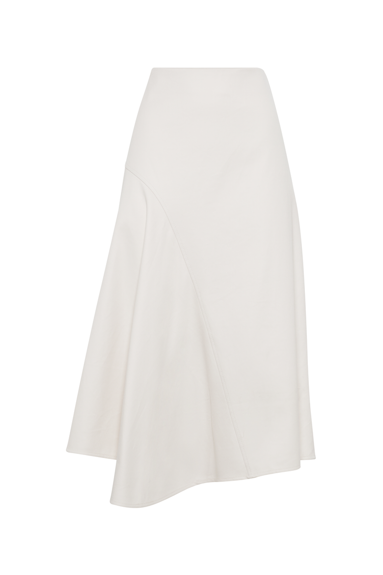 Asymmetric skirt, Main, color, Snow