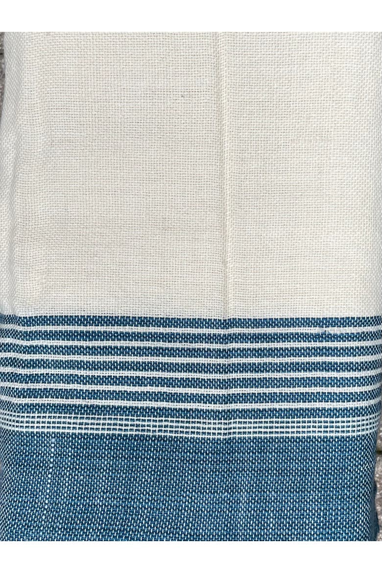 Shell/Indigo Handwoven Bedspread, Alternate, color, Shell/Indigo