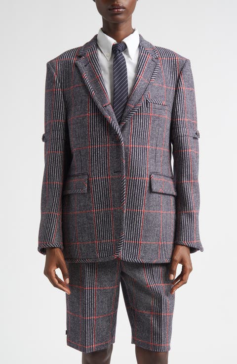 Oversize Hunting Tweed Sport Coat