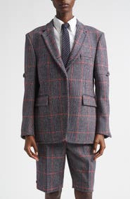 Thom Browne Oversize Hunting Tweed Sport Coat