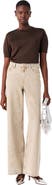maje Wide-leg rhinestone jeans