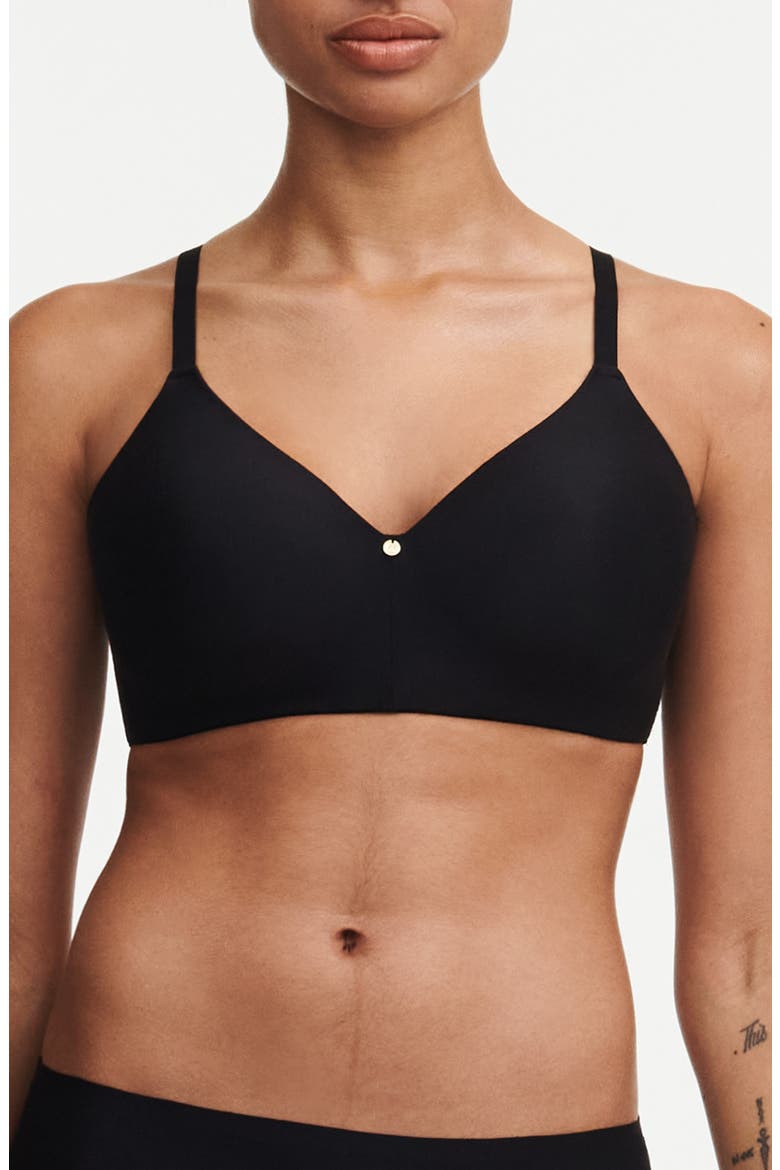 C Jolie Wireless T-Shirt Bra, Main, color, BLACK