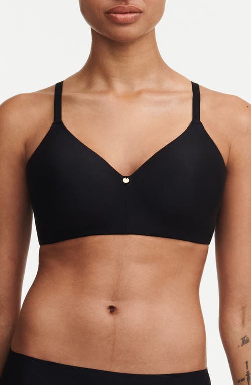 Chantelle Lingerie C Jolie Wireless T-Shirt Bra in Black at Nordstrom, Size 38E