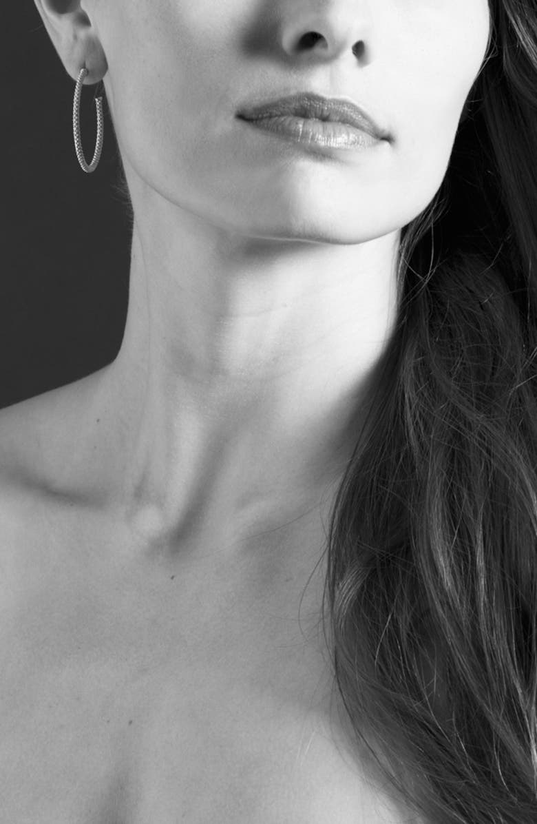 LAGOS Caviar Gold Hoop Earrings, Alternate, color, Gold