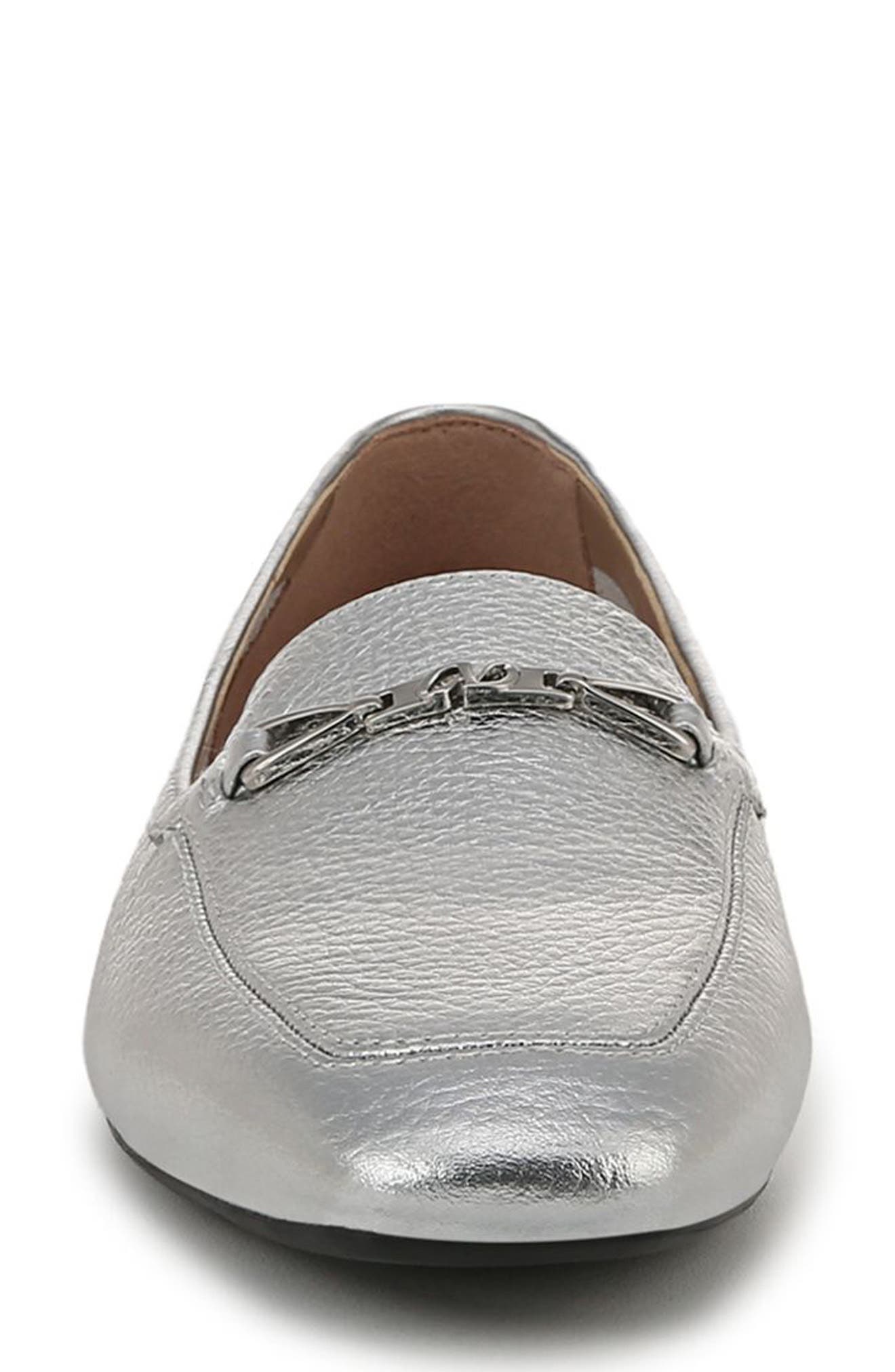 Naturalizer Cecilia Bit Loafer, Alternate, color, Silver