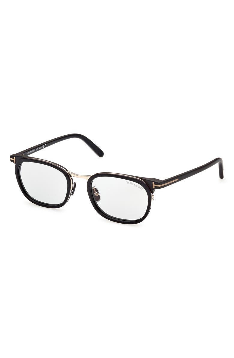 TOM FORD 52mm Round Optical Frames, Alternate, color,