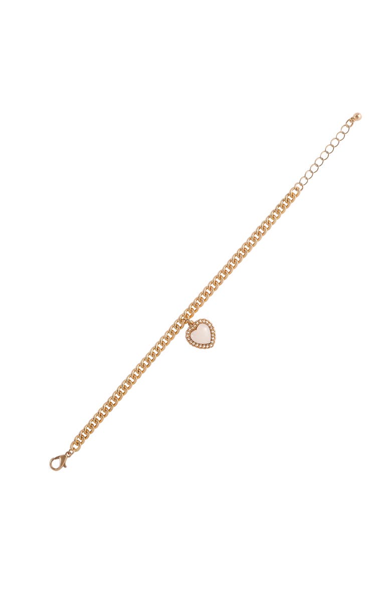 Jessica Simpson 3-Piece Charm Bracelet, Alternate, color, Pink/Gold