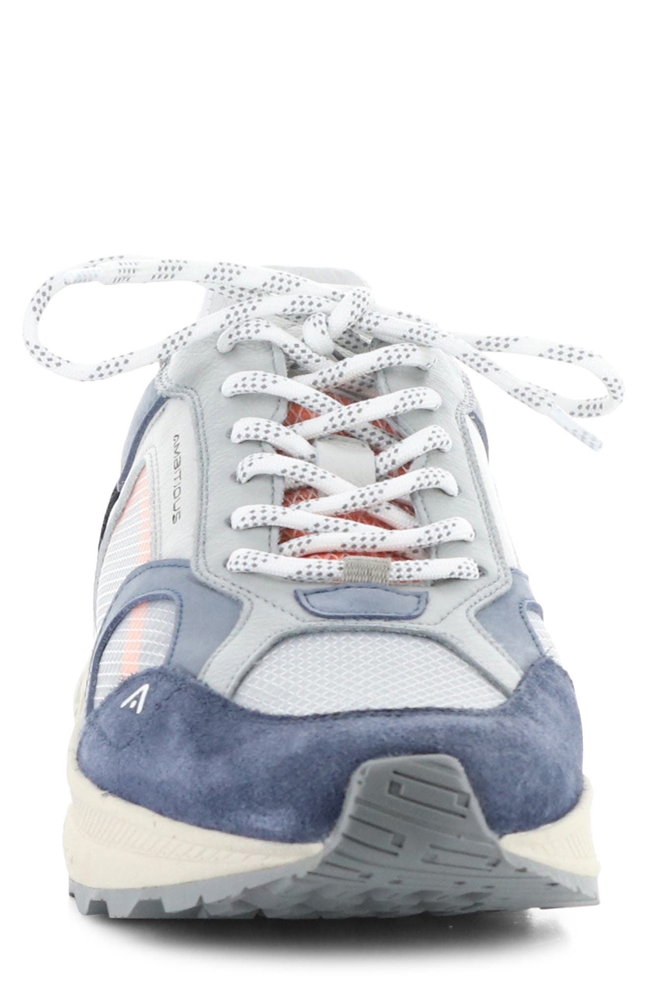 Ambitious 13320 Colorblock Sneaker, Alternate, color, Blue/ Grey Suede/ Textile