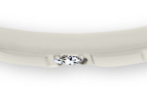 Sterling Forever Ainslow Cubic Zirconia Bangle Bracelet In Silver