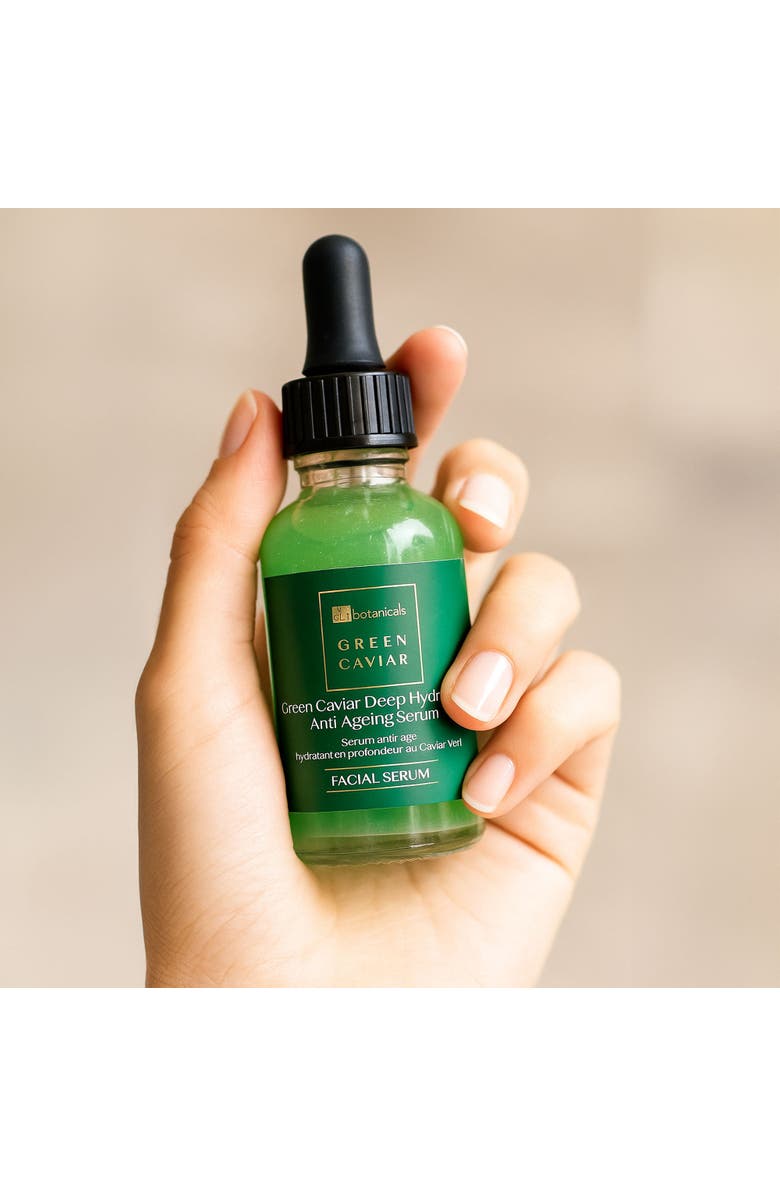 DR BOTANICALS Green Caviar Hydration & Anti-Ageing Serum for Plump, Radiant Skin 30ml, Alternate, color, White