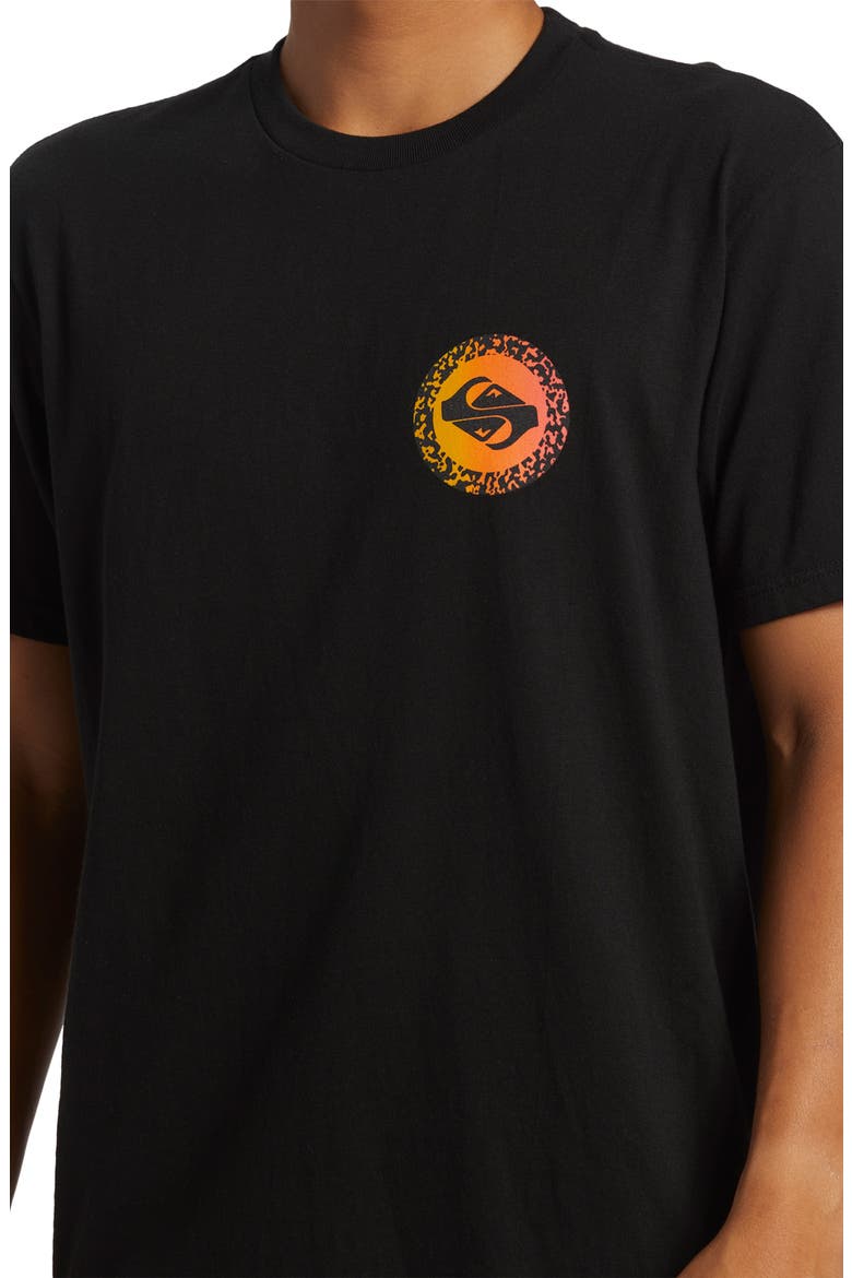 Long Fade Graphic T-Shirt, Alternate, color, BLACK