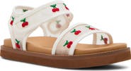 Steve Madden Kids' TLyla Cherry Mesh Ankle Strap Sandal