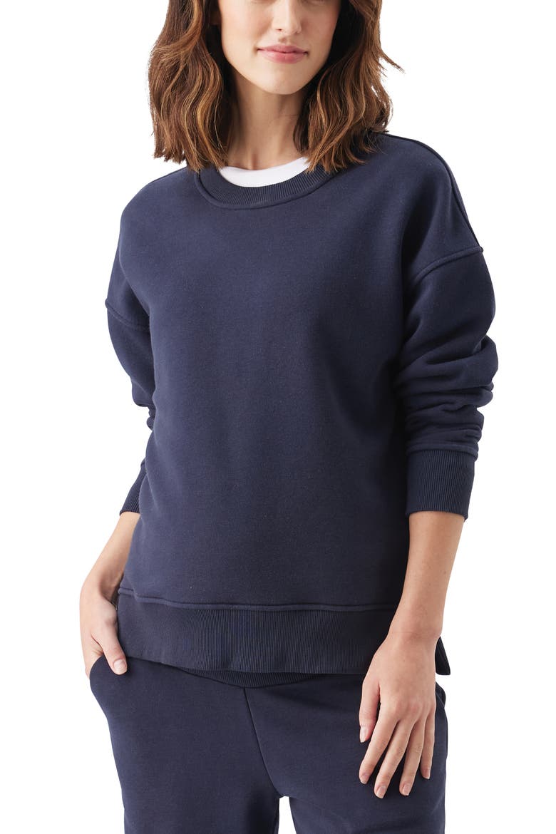 Relax Nursing Sweat Sage, Main, color, Navy