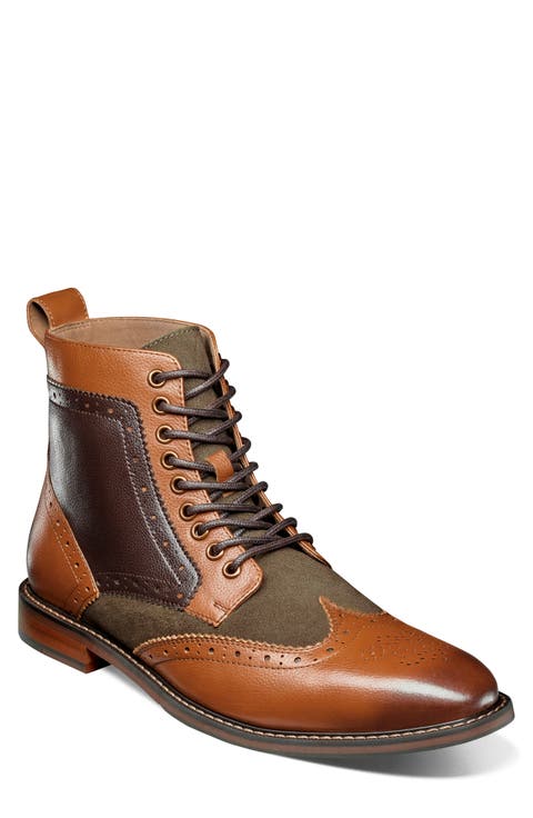 Finnegan Wingtip Lace-Up Boot (Men)