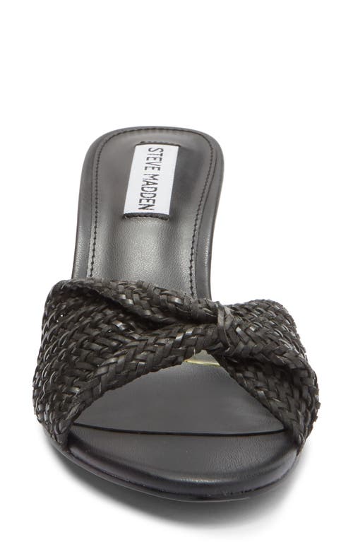 Steve Madden Russo Slide Sandal In Black