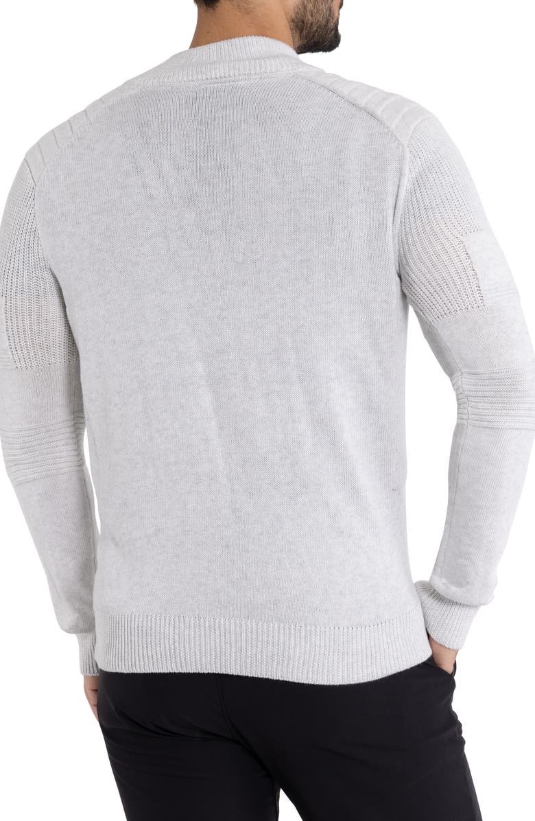 XRAY Full-Zip Sweater Jacket, Alternate, color, Oatmeal