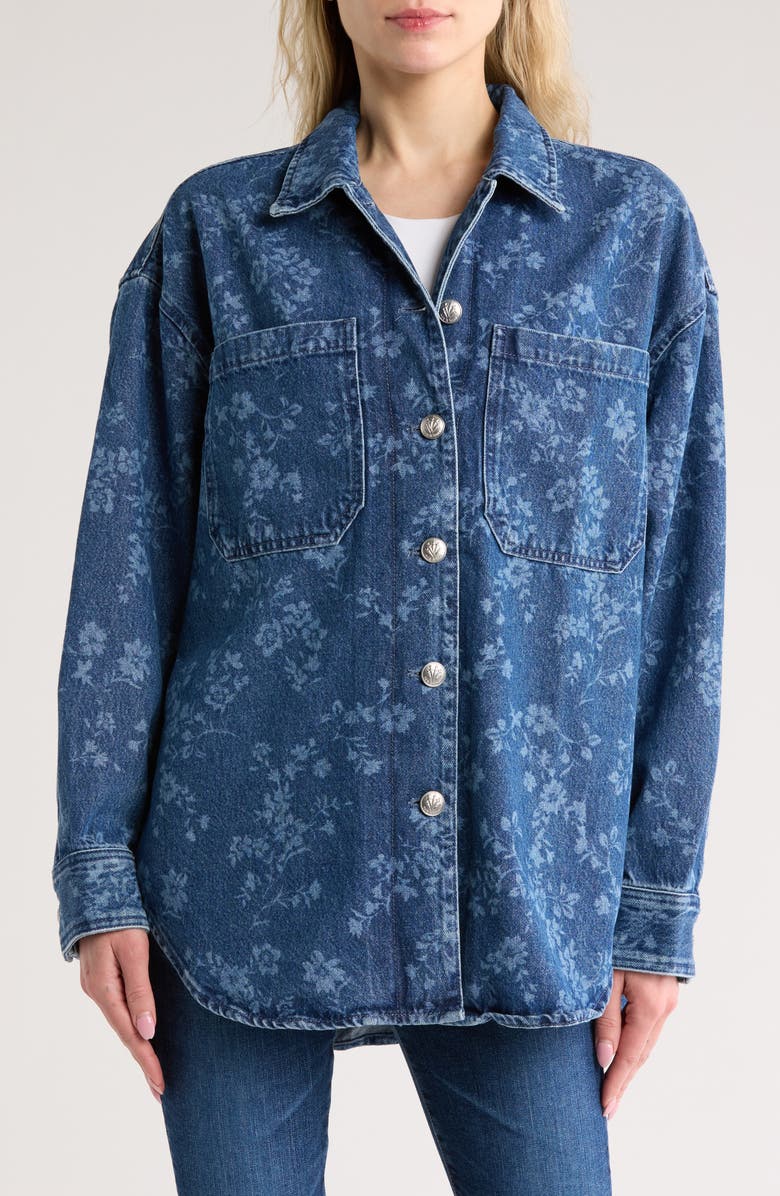 rag & bone Lory Jacquard Shirt Jacket, Main, color,