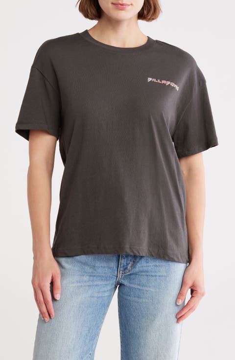 Retro Surfin Cotton Graphic T-Shirt