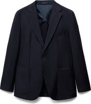 MANGO Slim Fit Cool Wool Blazer