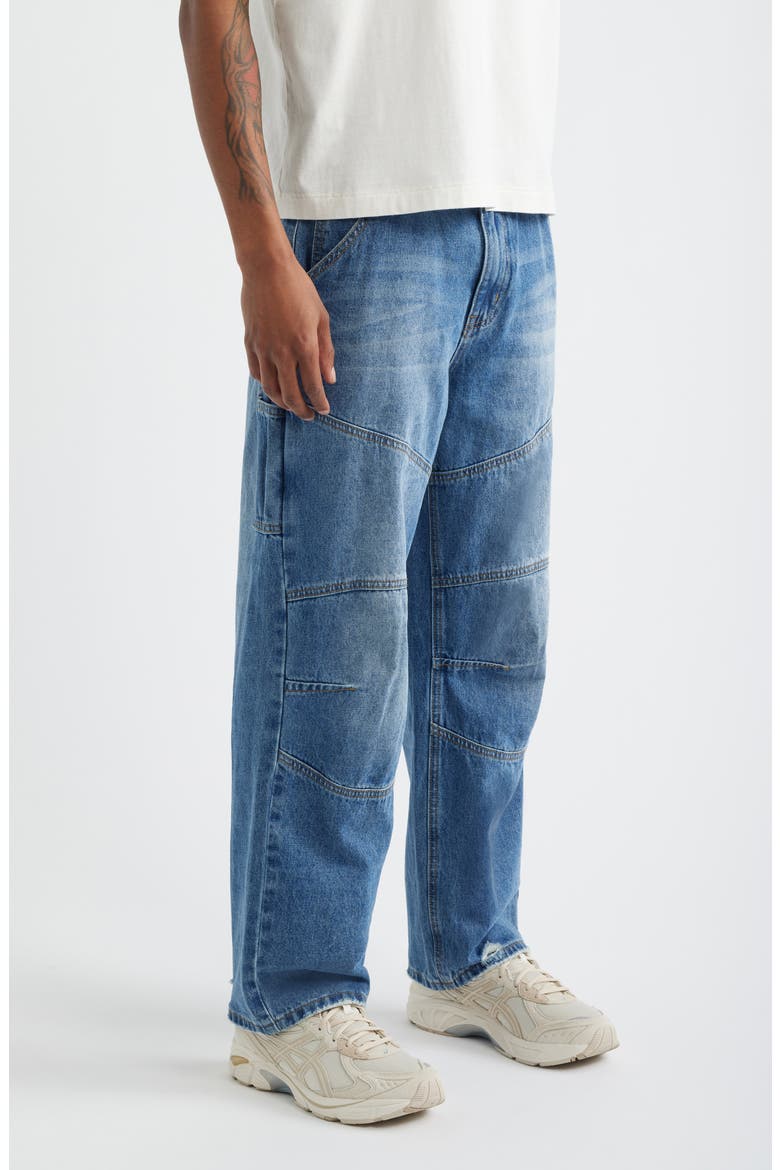 Franklin Distressed Carpenter Jeans, Alternate, color, MID BLUE