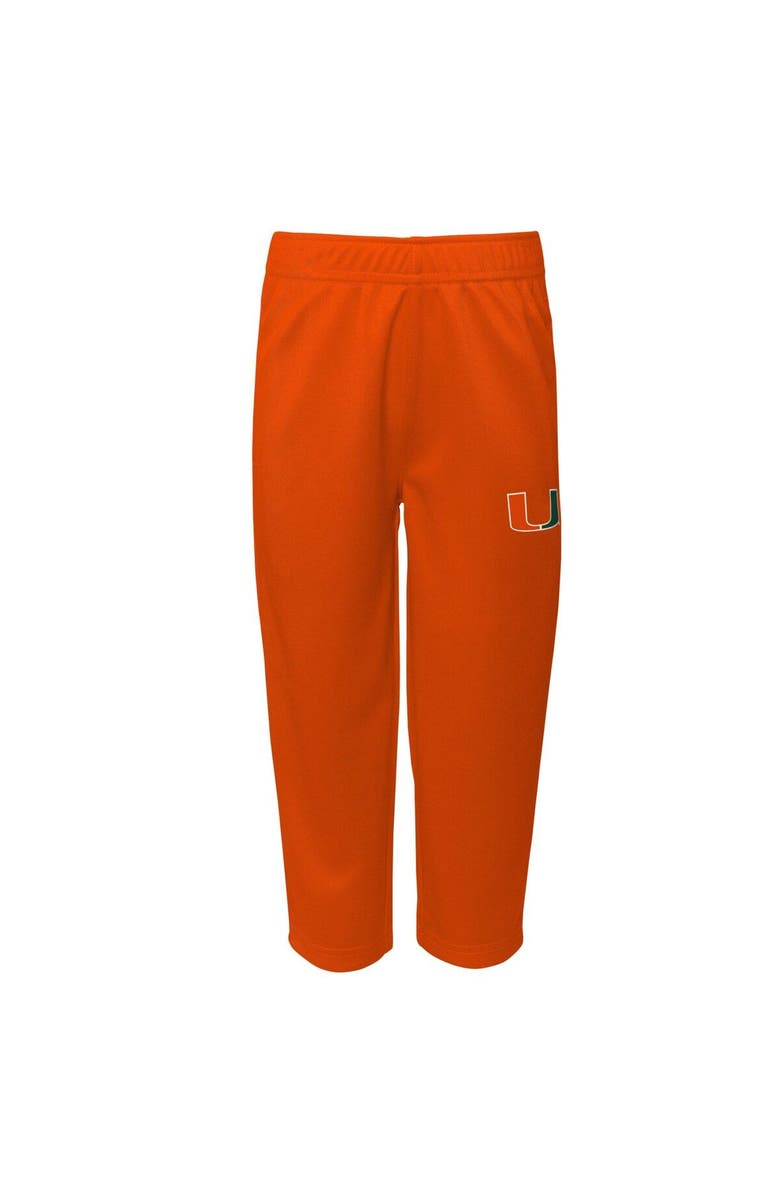 Outerstuff Toddler Green Miami Hurricanes Two-Piece Red Zone Jersey & Pants Set, Alternate, color, 