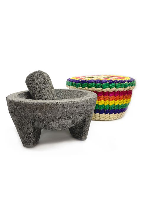 Molcajete in Basket