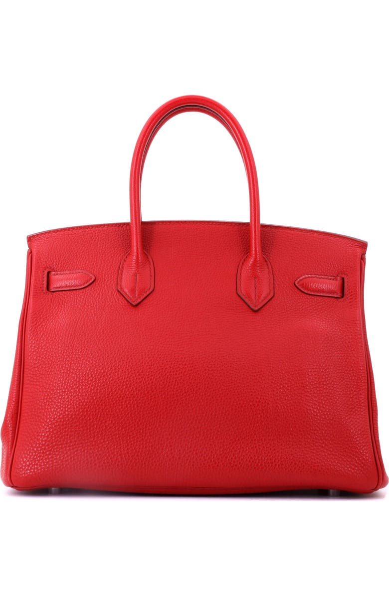 Pre-Owned Hermes Birkin Handbag Red Togo with Palladium Hardware 30, Alternate, color, Rouge Garance